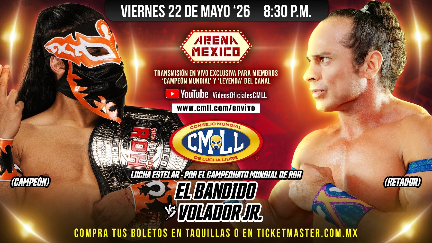 Resultados CMLL Arena México – 22 mayo 2026