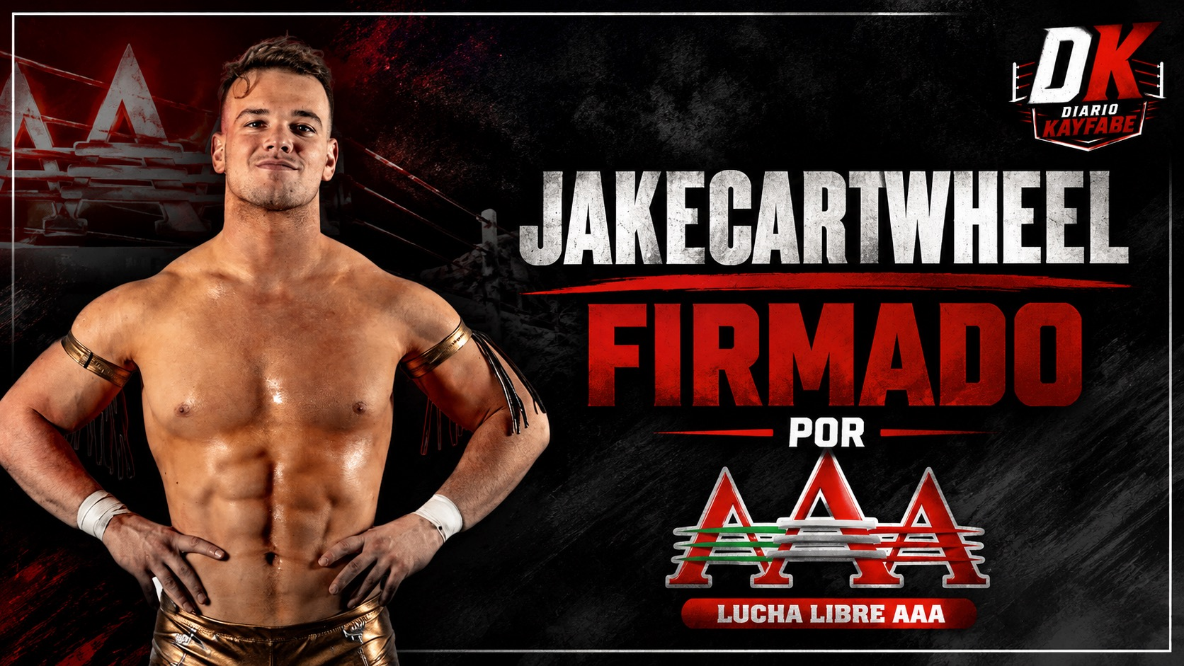 Jack Cartwheel confirma contrato completo con WWE AAA