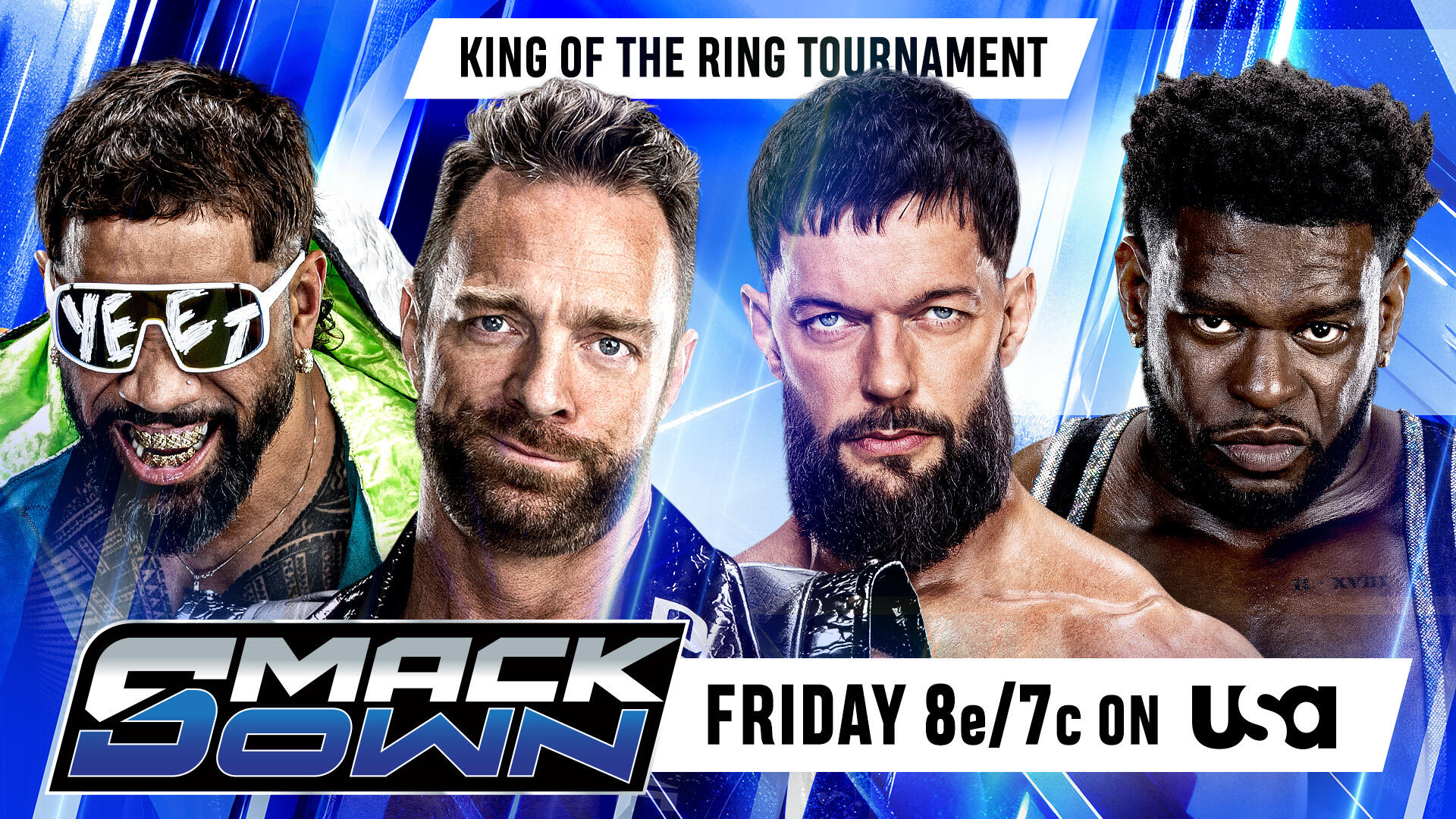 Jey Uso, LA Knight, Finn Bálor y Royce Keys promocionan una lucha fatal de cuatro esquinas del torneo King of the Ring en WWE SmackDown.