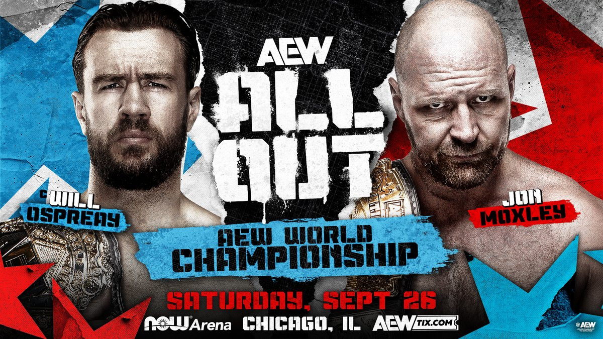 Will Ospreay y Jon Moxley aparecen en el promocional del evento estelar de AEW All Out por el Campeonato Mundial de AEW.
