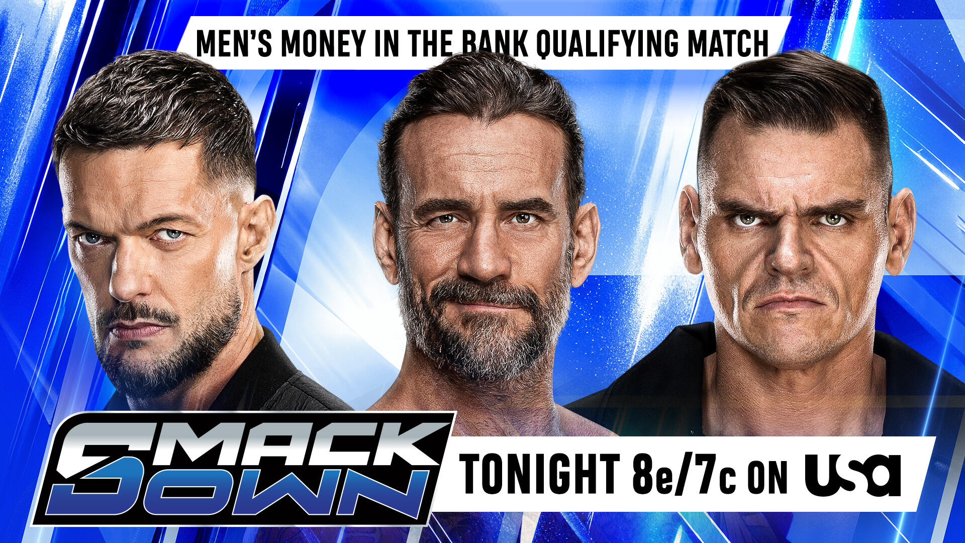 CM Punk, Finn Bálor y Gunther aparecen en el gráfico promocional de WWE SmackDown para una lucha clasificatoria de Money in the Bank.