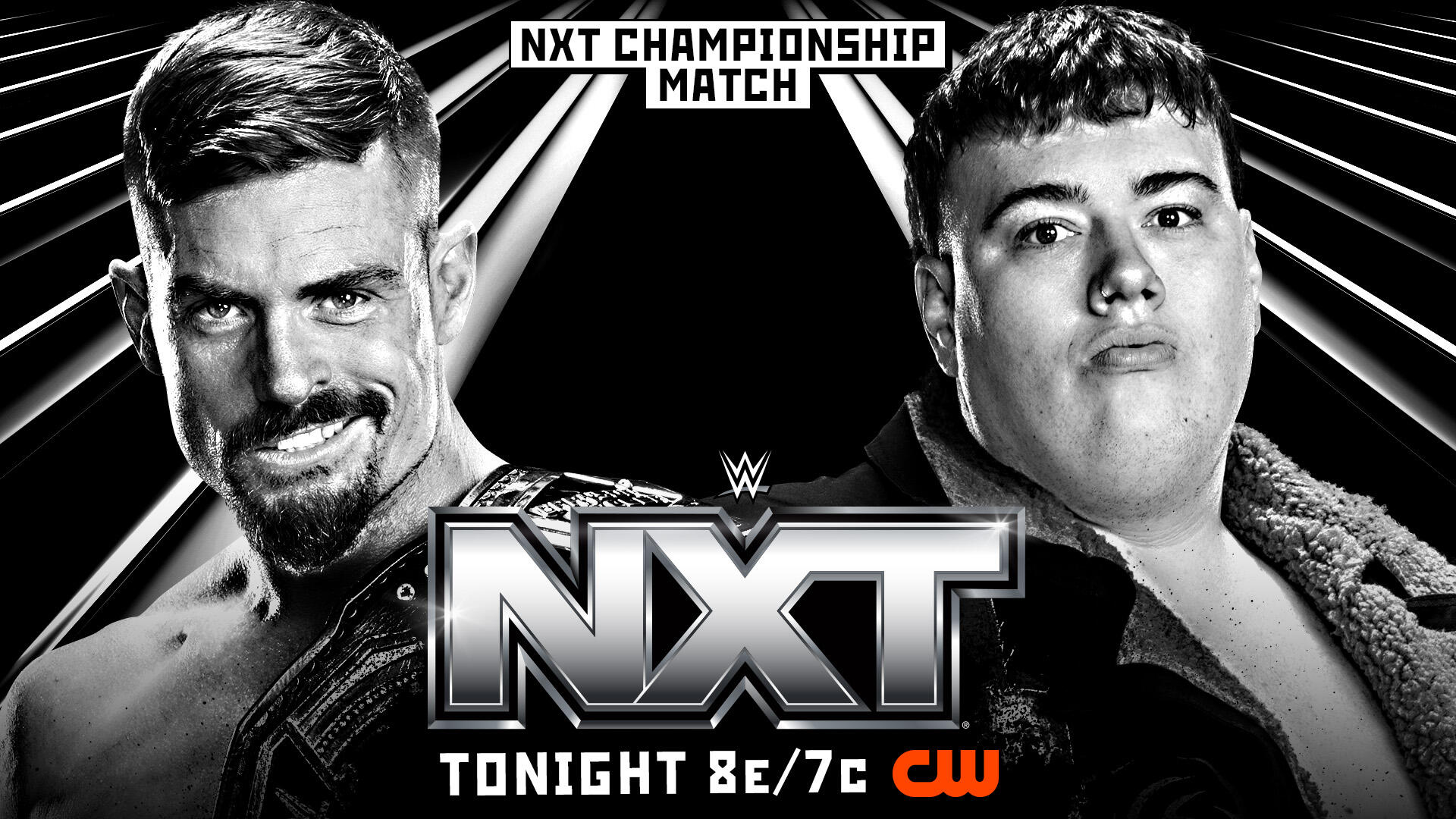 Mason Rook y Grayson Waller aparecen en la gráfica promocional de su lucha por el Campeonato de NXT.
