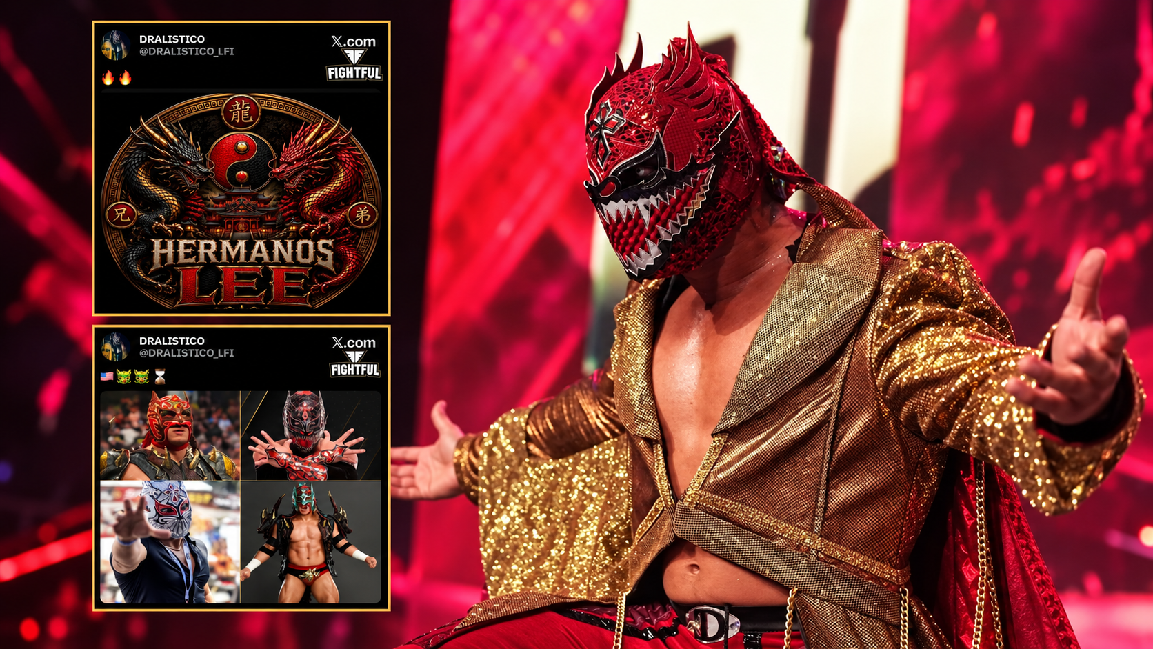 Dralístico alimenta rumores sobre “Hermanos Lee”: ¿podría reunirse con Dragon Lee en WWE?